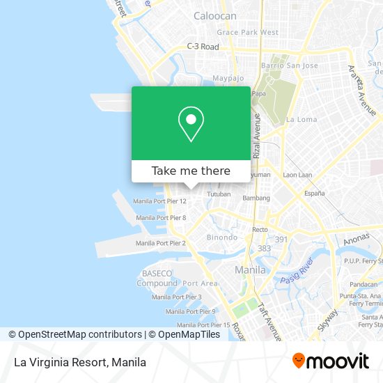 La Virginia Resort map