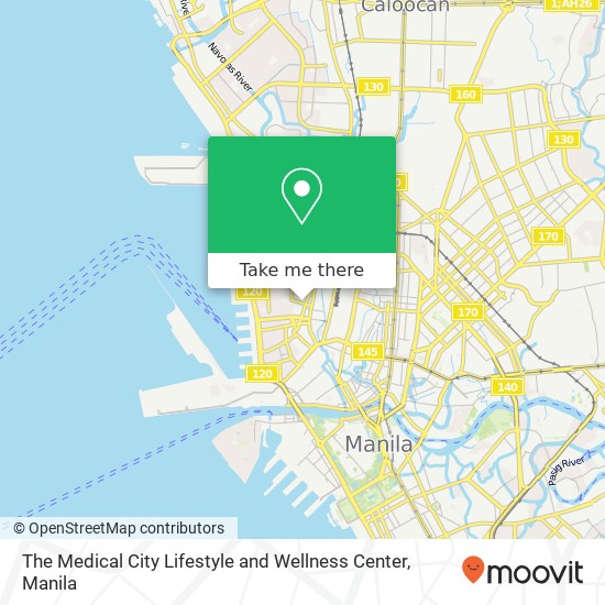 The Medical City Lifestyle and Wellness Center map