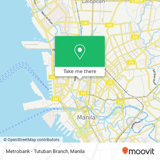 Metrobank - Tutuban Branch map
