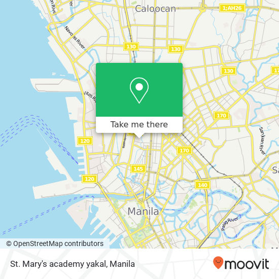 St. Mary's academy yakal map