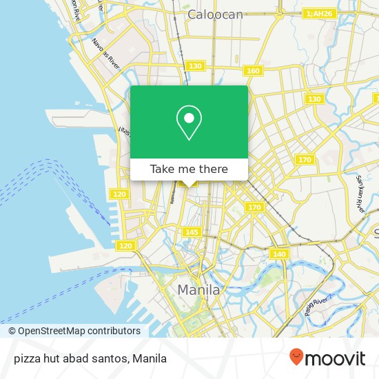 pizza hut abad santos map