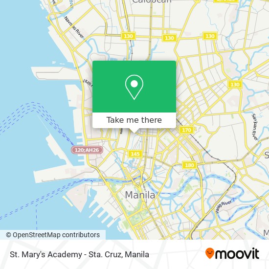 St. Mary's Academy - Sta. Cruz map