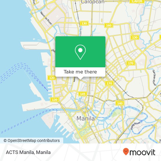 ACTS Manila map