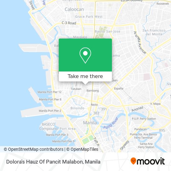Dolora's Hauz Of Pancit Malabon map