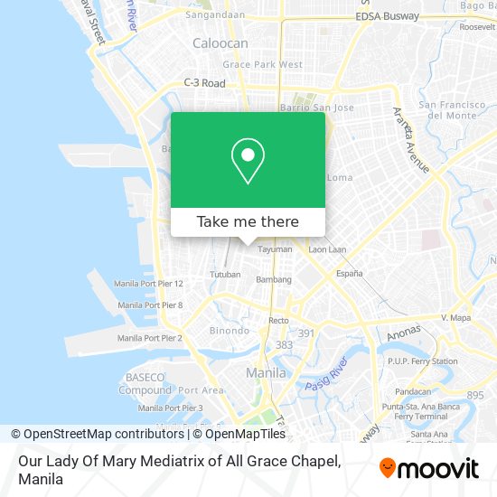 Our Lady Of Mary Mediatrix of All Grace Chapel map