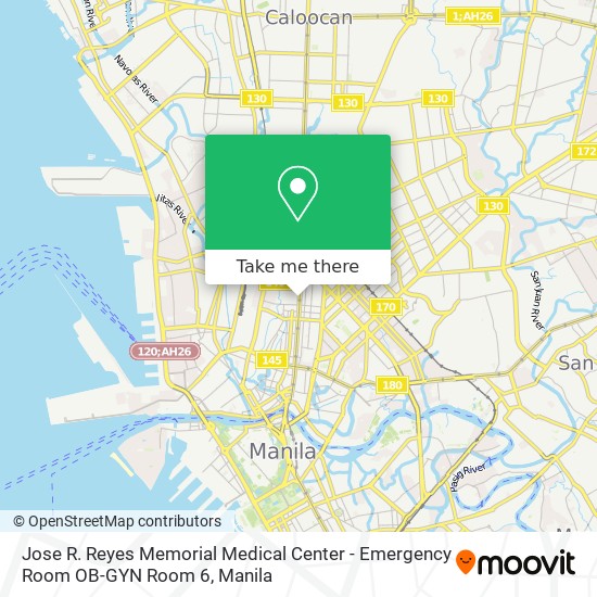 Jose R. Reyes Memorial Medical Center - Emergency Room OB-GYN Room 6 map