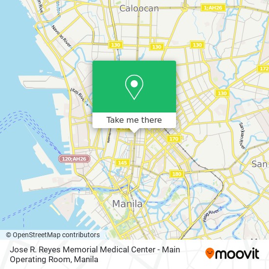 Jose R. Reyes Memorial Medical Center - Main Operating Room map