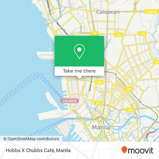 Hobbs X Chubbs Café map
