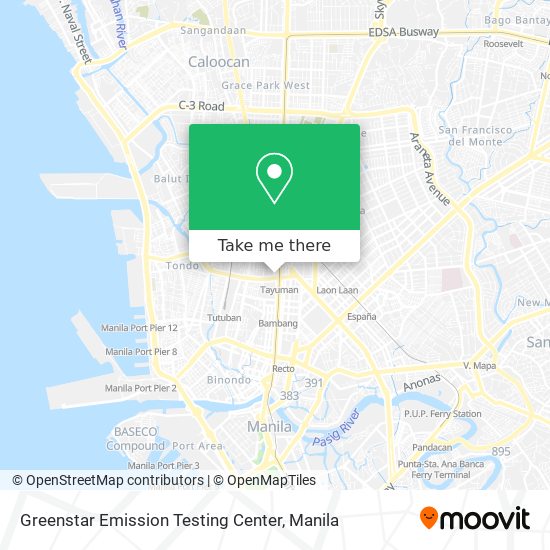 Greenstar Emission Testing Center map