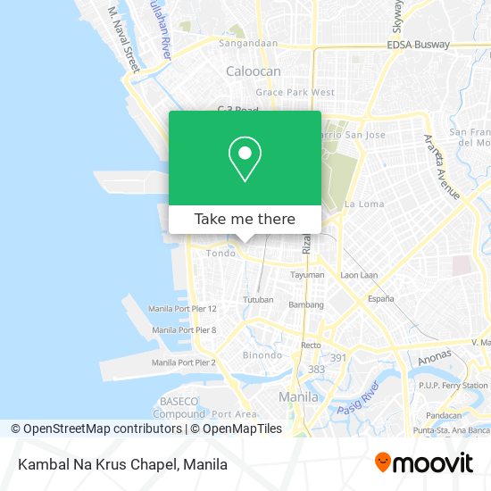 Kambal Na Krus Chapel map