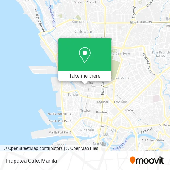 Frapatea Cafe map