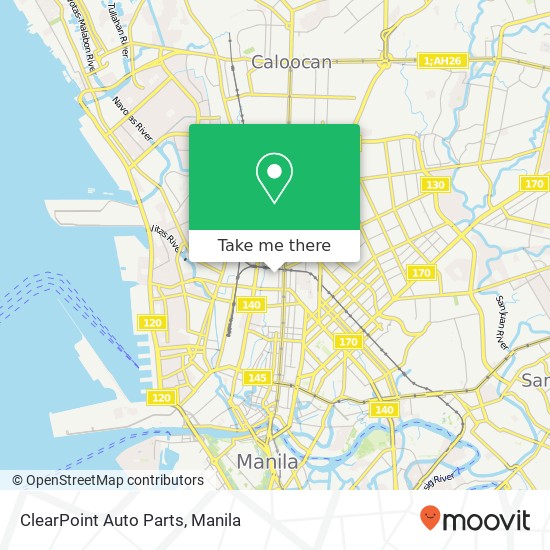 ClearPoint Auto Parts map
