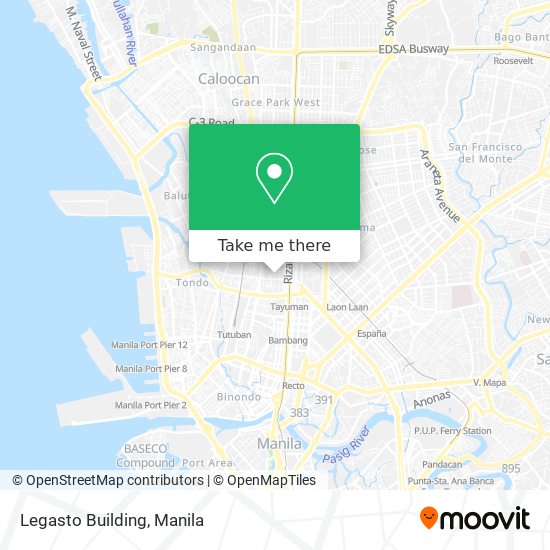 Legasto Building map