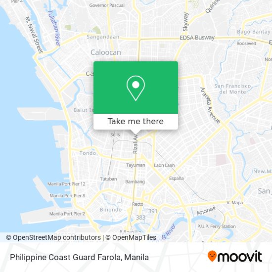 Philippine Coast Guard Farola map