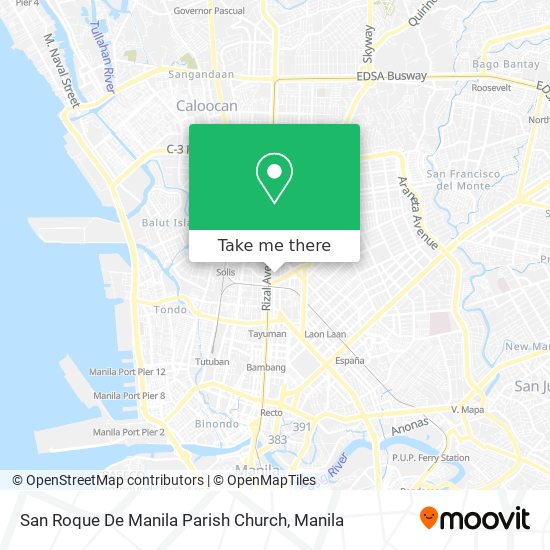 San Roque De Manila Parish Church map