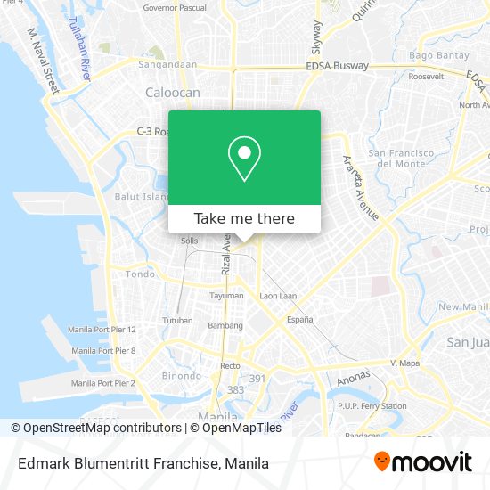 Edmark Blumentritt Franchise map