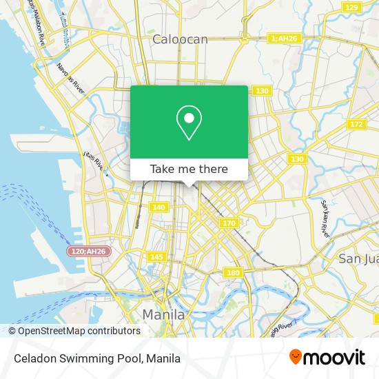 Celadon Swimming Pool map
