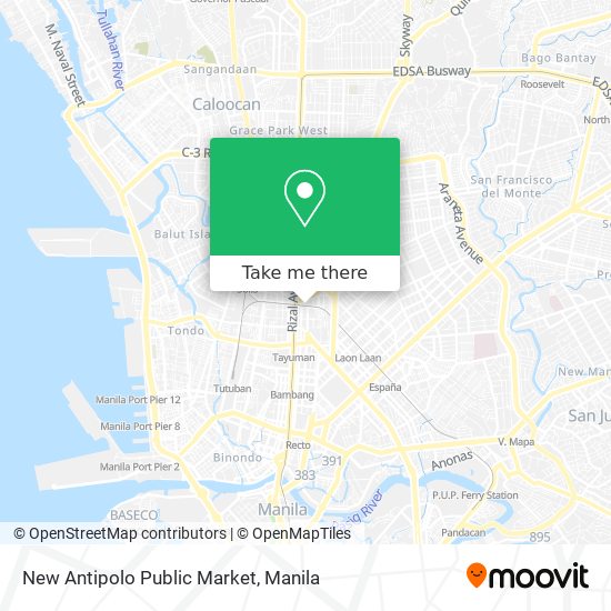 New Antipolo Public Market map