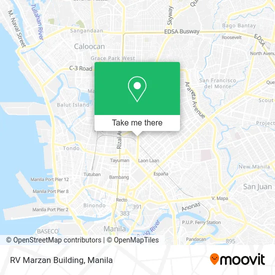 RV Marzan Building map