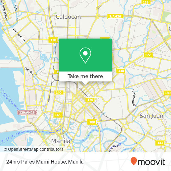 24hrs Pares Mami House map