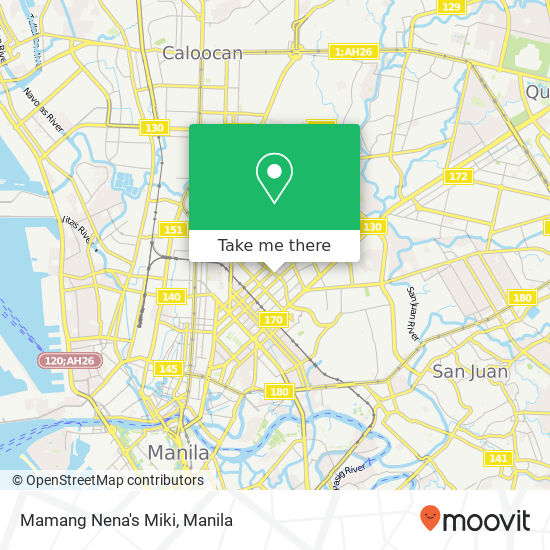 Mamang Nena's Miki map