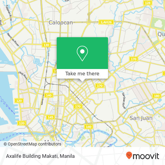 Axalife Building Makati map