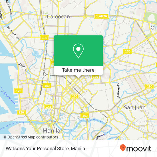 Watsons Your Personal Store map