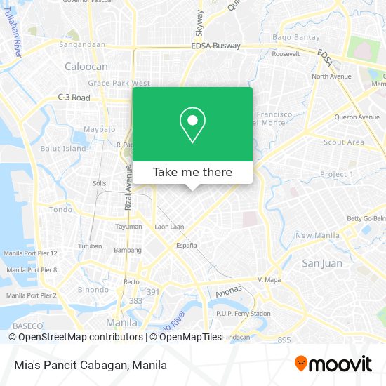 Mia's Pancit Cabagan map