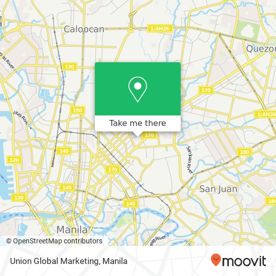 Union Global Marketing map