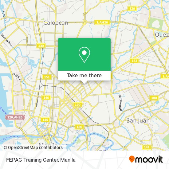 FEPAG Training Center map