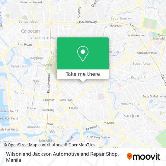 Wilson and Jackson Automotive and Repair Shop map