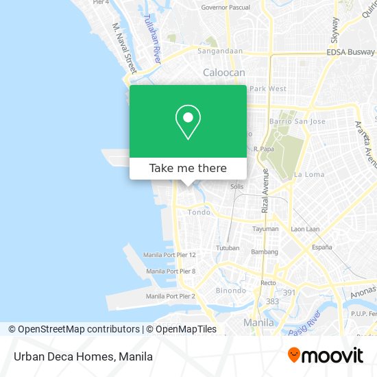 Urban Deca Homes map