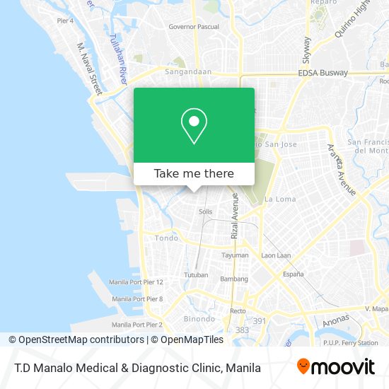 T.D Manalo Medical & Diagnostic Clinic map