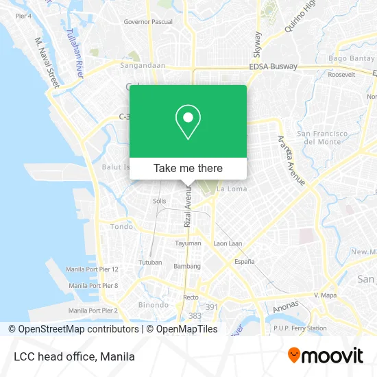 LCC head office map