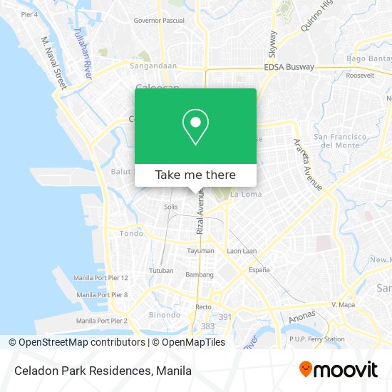 Celadon Park Residences map
