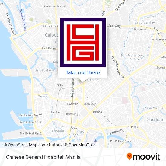 Chinese General Hospital map