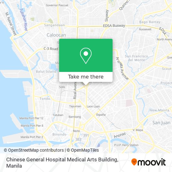 Chinese General Hospital Medical Arts Building map