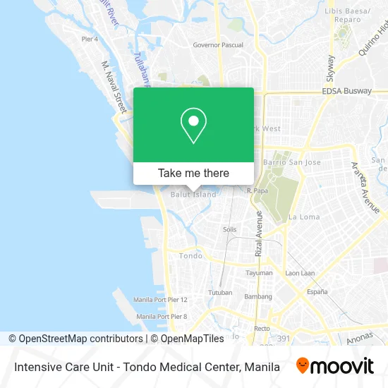 Intensive Care Unit - Tondo Medical Center map