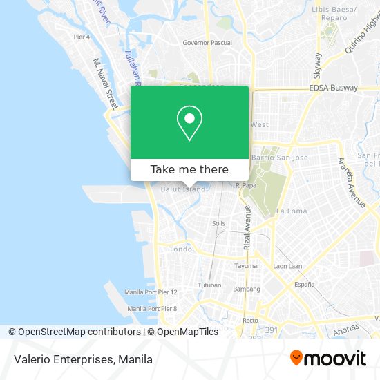 Valerio Enterprises map