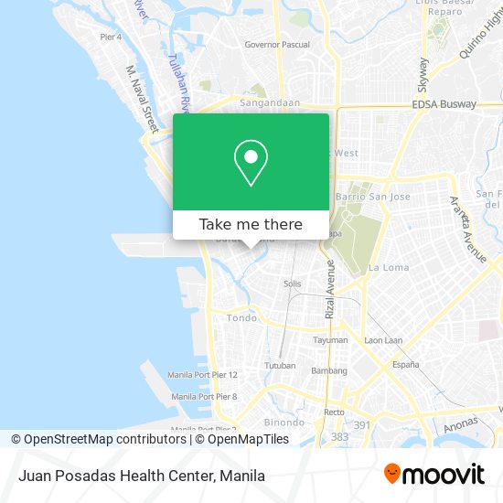 Juan Posadas Health Center map