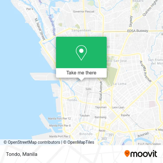 Tondo map