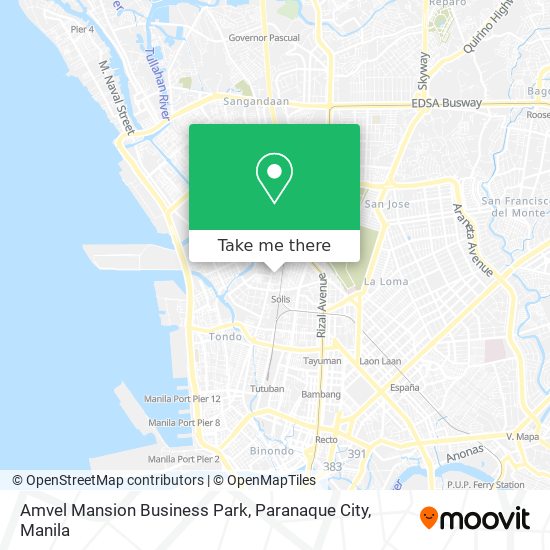 Amvel Mansion Business Park, Paranaque City map