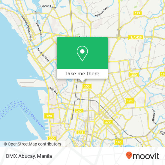 DMX Abucay map