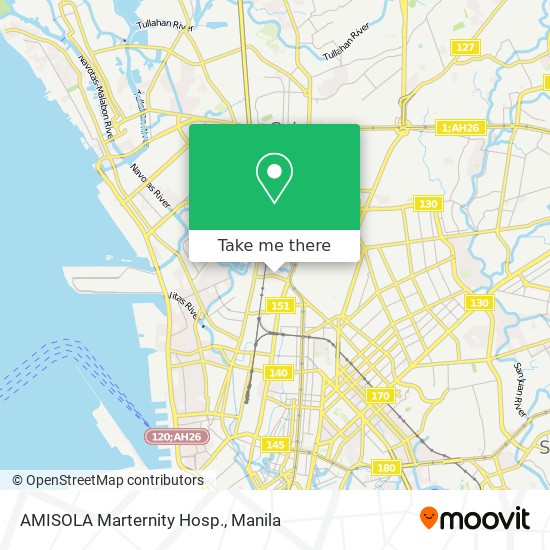 AMISOLA Marternity Hosp. map