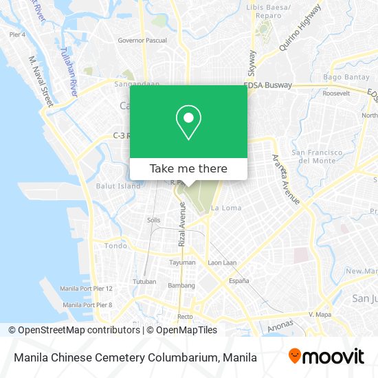 Manila Chinese Cemetery Columbarium map
