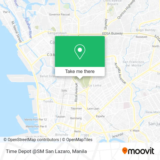 Time Depot @SM San Lazaro map