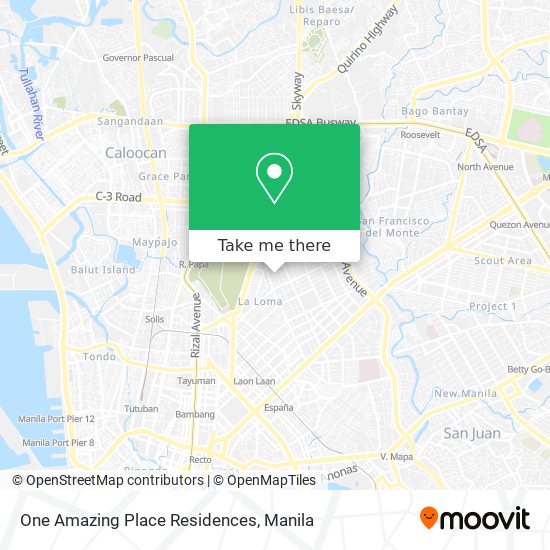 One Amazing Place Residences map