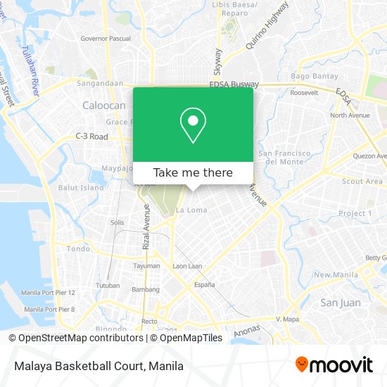 Malaya Basketball Court map