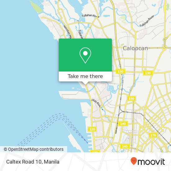 Caltex Road 10 map