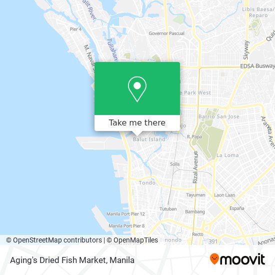 Aging's Dried Fish Market map